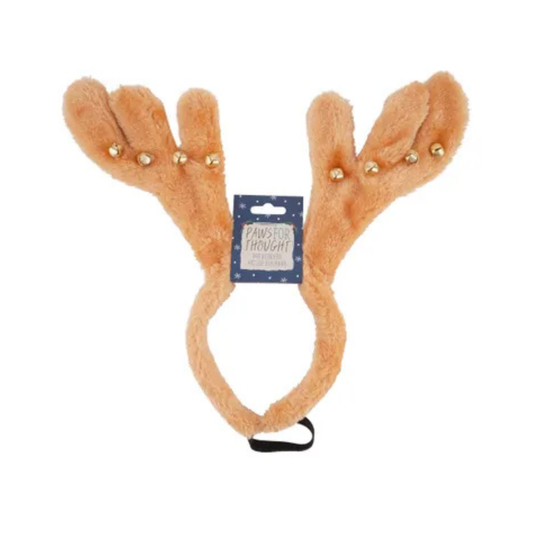 CGB Paws For Thought Dog Reindeer Antler Headband