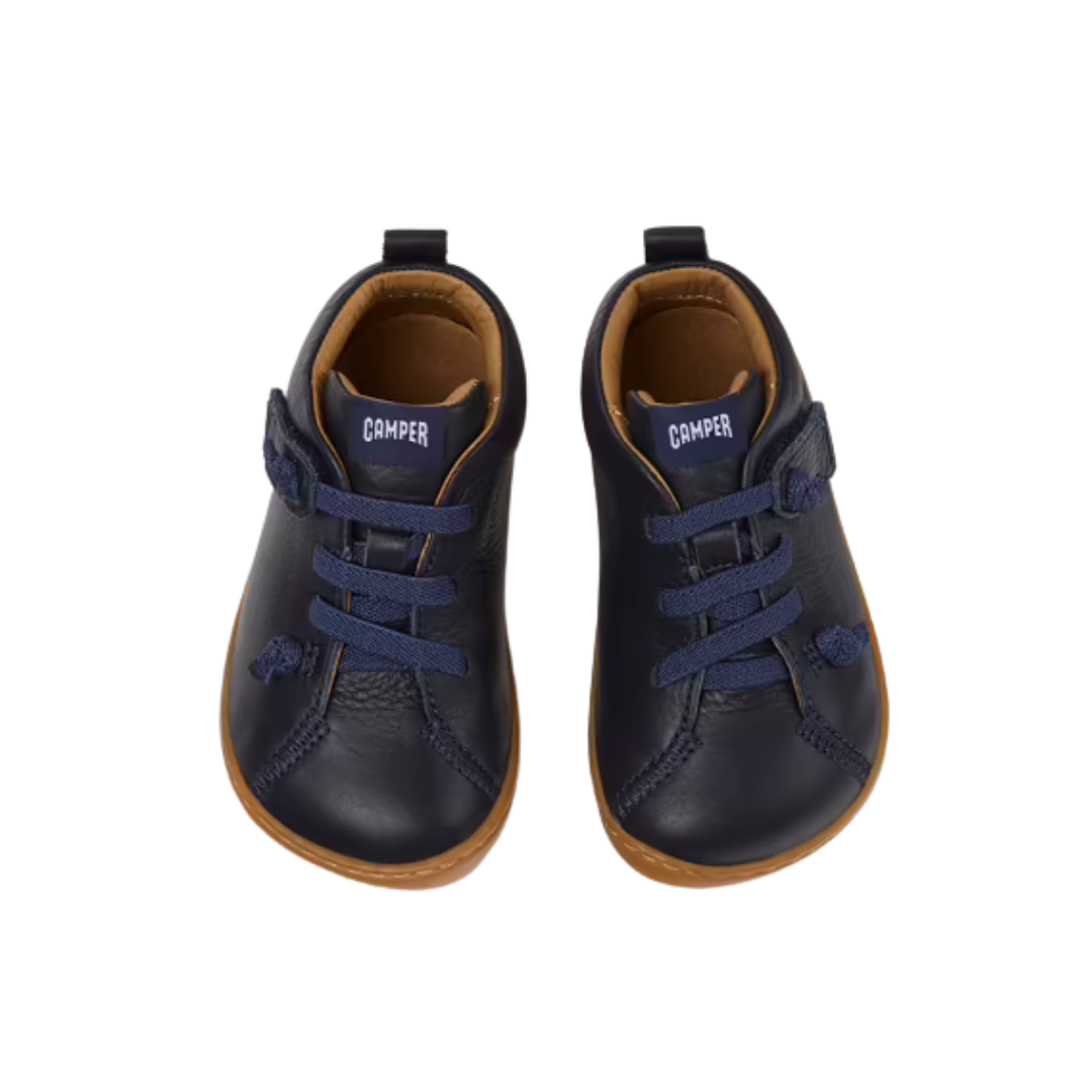 Camper Peu Cami Leather Ankle Boot FW 80153 — Navy