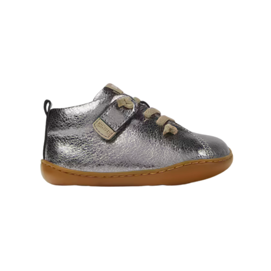 Camper Peu Cami Leather Ankle Boot FW  80153 — Silver