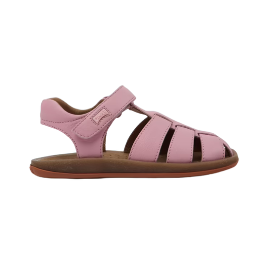 Camper Bicho Leather Closed Sandal 80177 — Pink