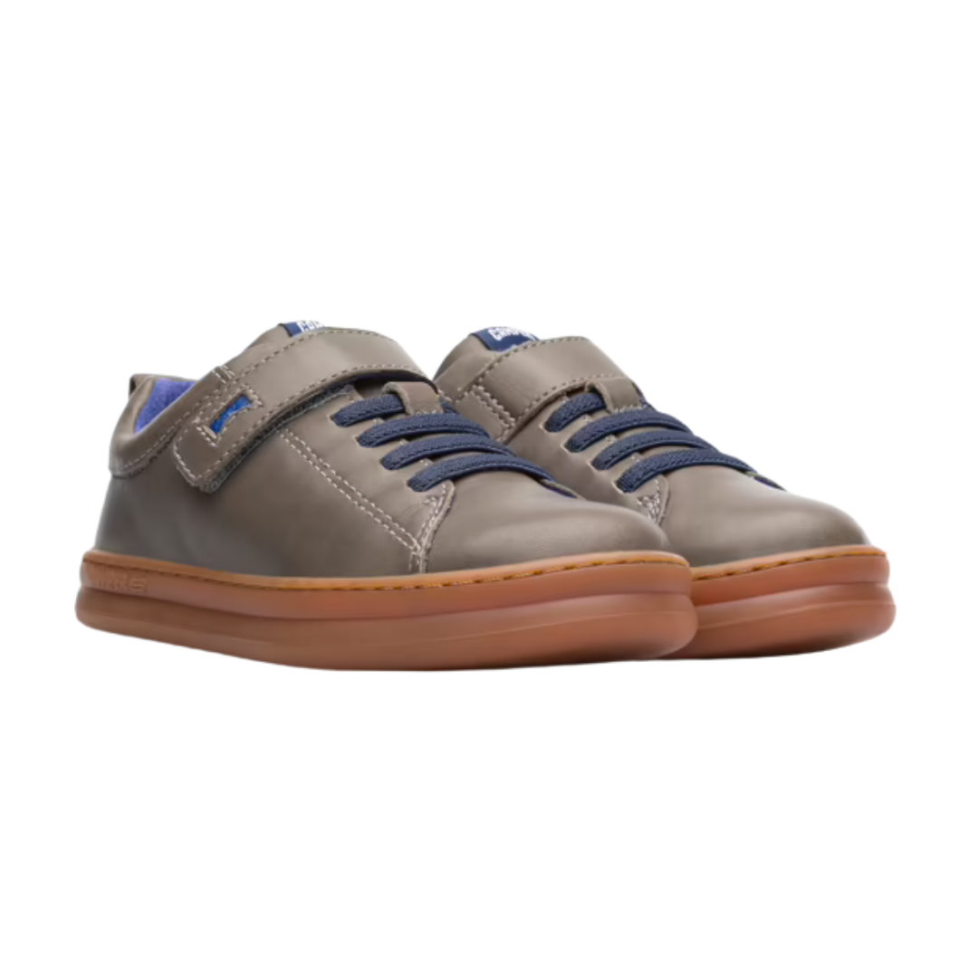Camper Runner Leather Trainer K800319 — Grey