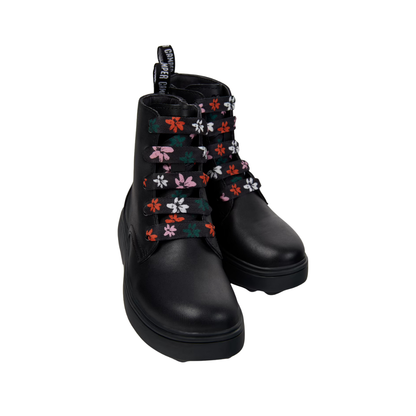 Camper Norte Leather Lace-Up Boot K900150 — Black