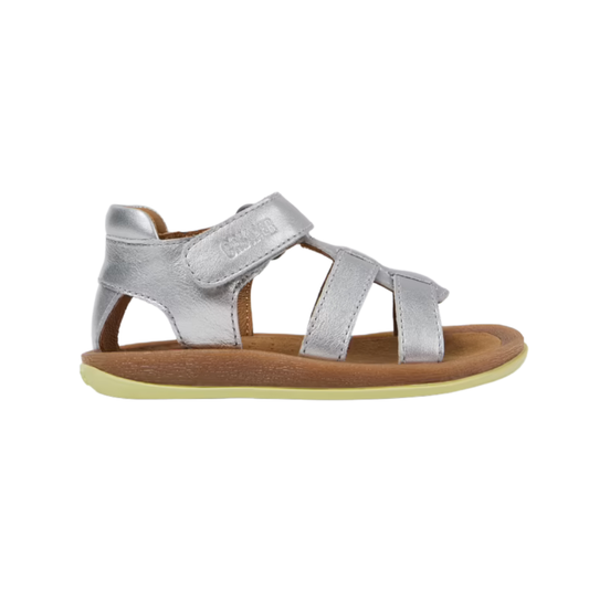 Camper Bicho Leather Open Sandal FW K800628 — Silver