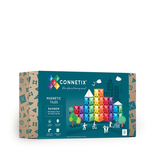 Connectix Rainbow Rectangle Pack 18 Pieces