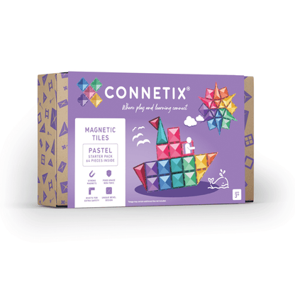Connetix  Pastel Starter Pack 64 pc