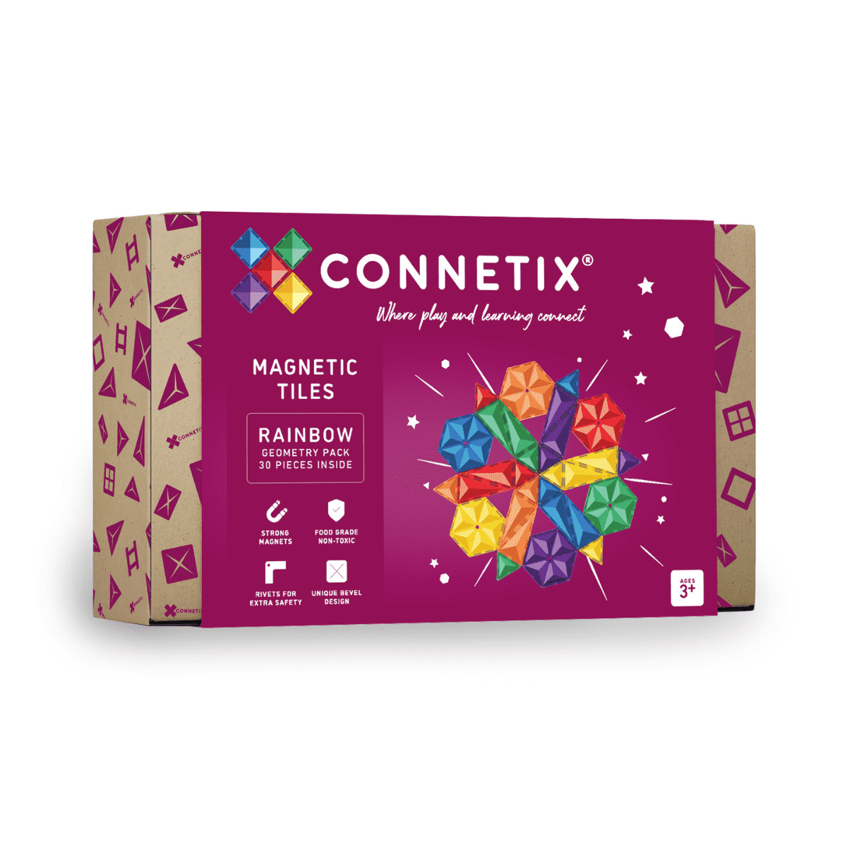 Connetix  Rainbow Geometry Pack 30 pc