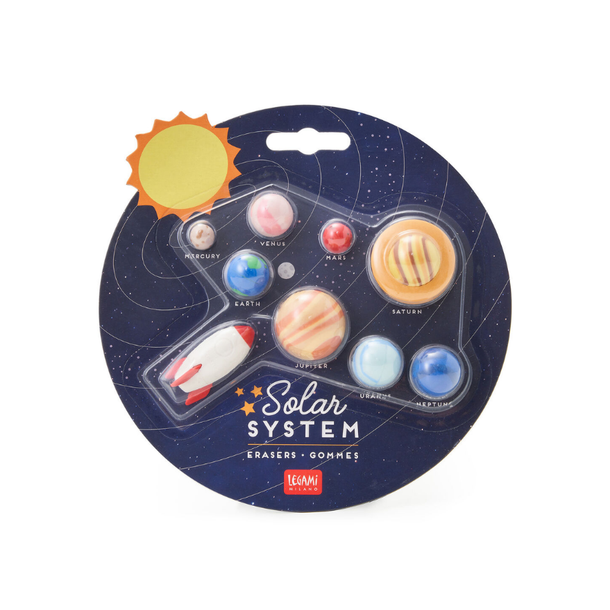 Legami Solar System Erasers