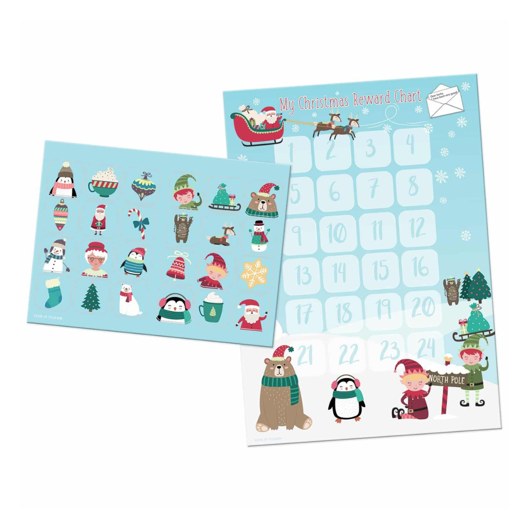 Countdown to Christmas Advent Reward Chart