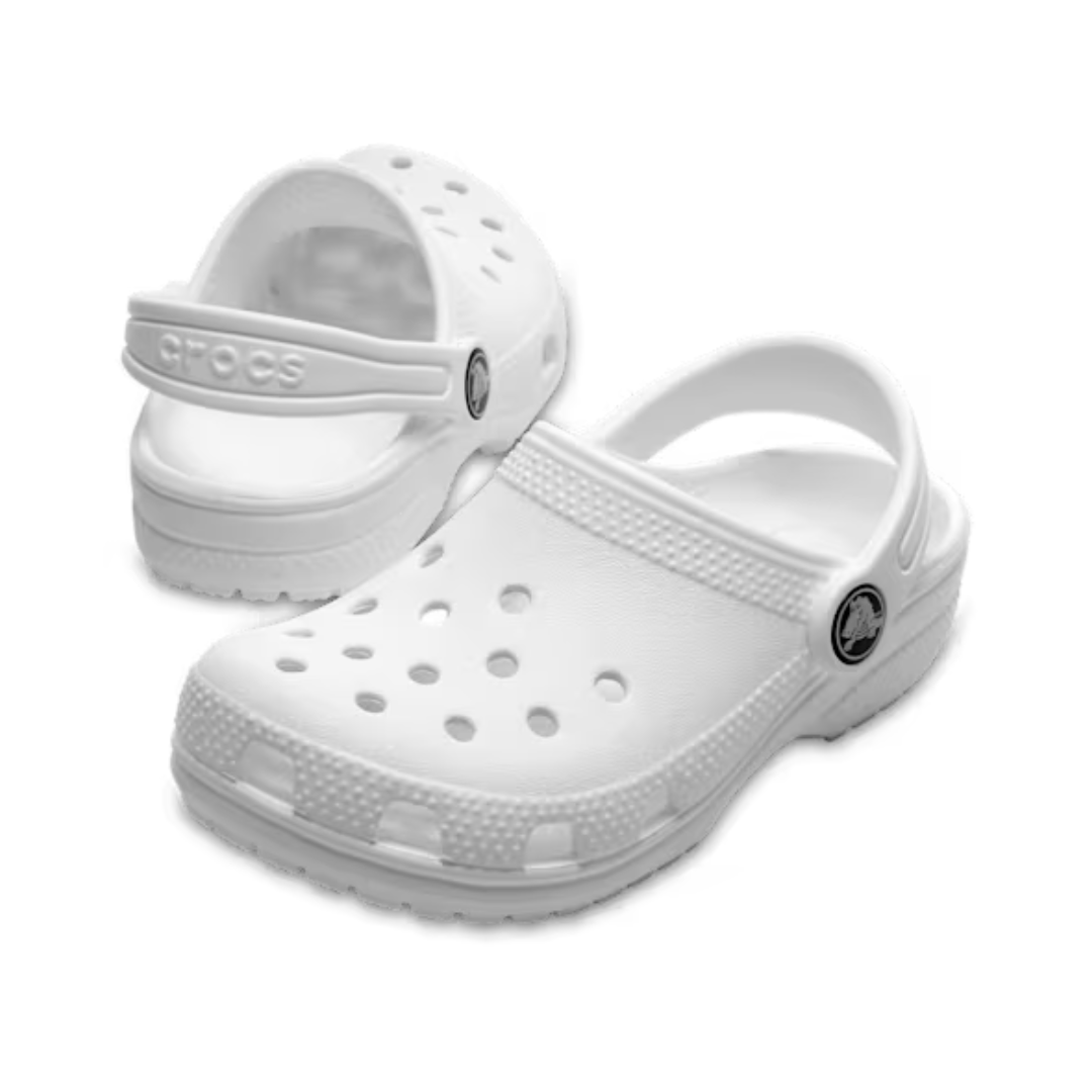 Crocs Kids Classic Clog — White