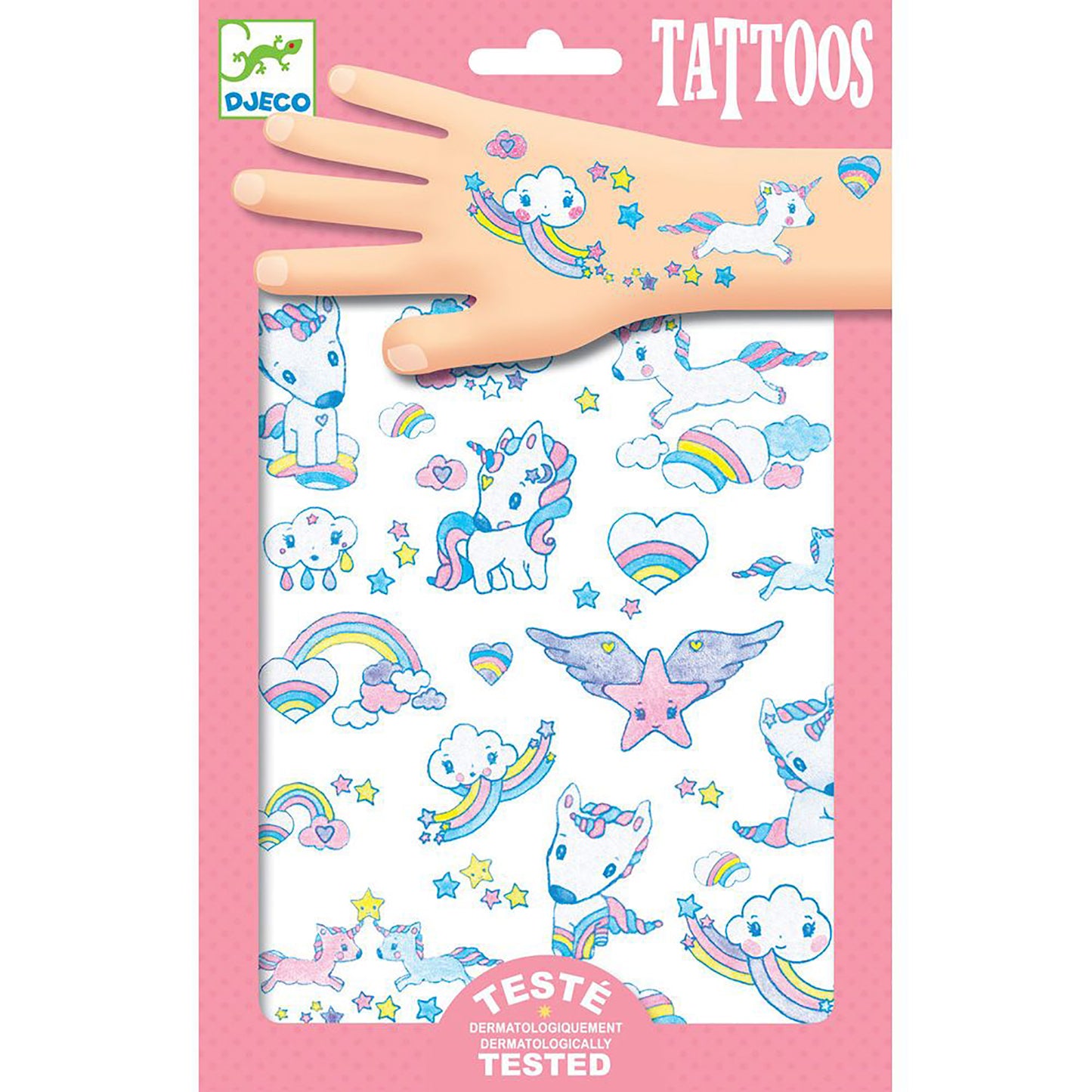 Djeco DJ09575 Tattoos Unicorns