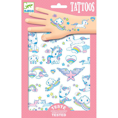 Djeco DJ09575 Tattoos Unicorns