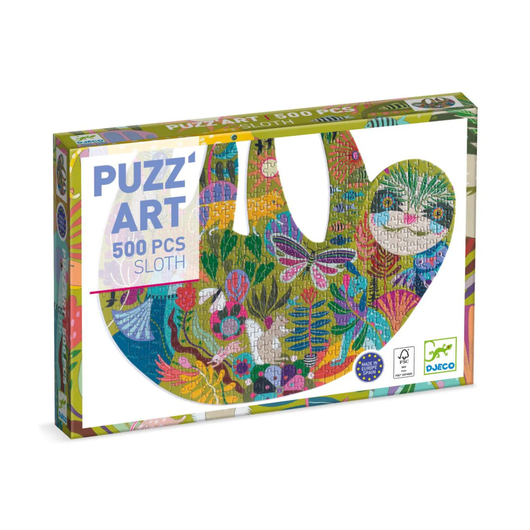 Djeco DJ07662 Puzzart - Sloth 500 pc