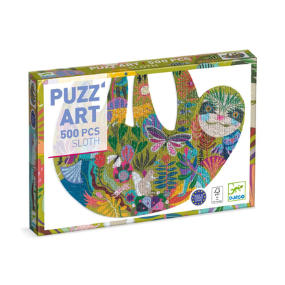 Djeco DJ07662 Puzzart - Sloth 500 pc