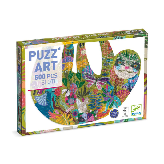 Djeco DJ07662 Puzzart - Sloth 500 pc