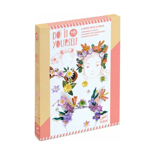 Djeco DJ07927 Headbands DIY Flower Friends
