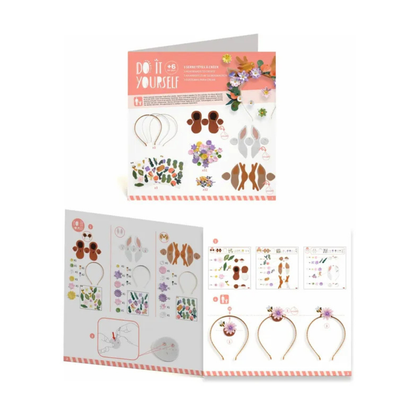 Djeco DJ07927 Headbands DIY Flower Friends