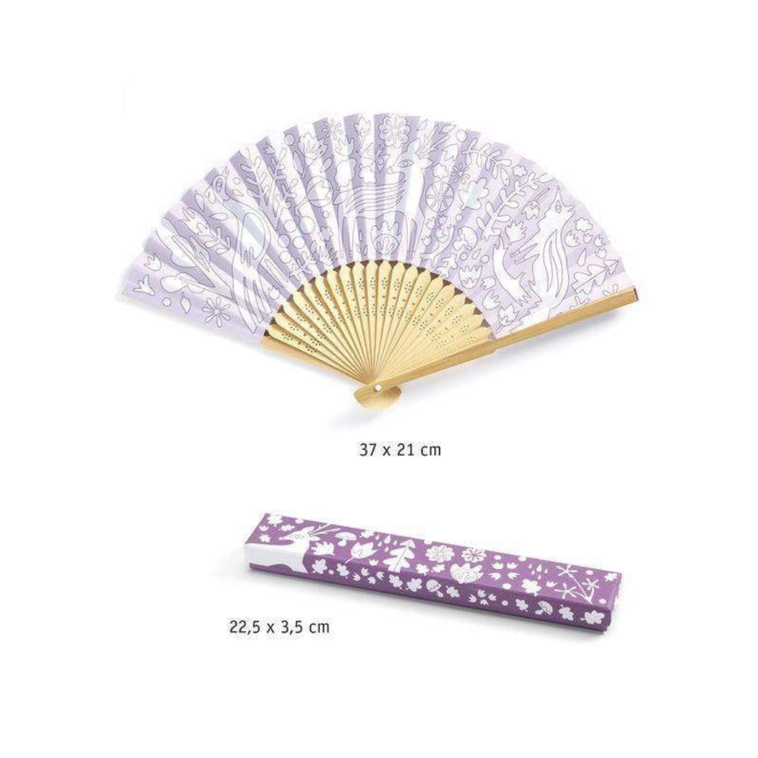 Djeco DJ07945 DIY Woodland Beauty Fan