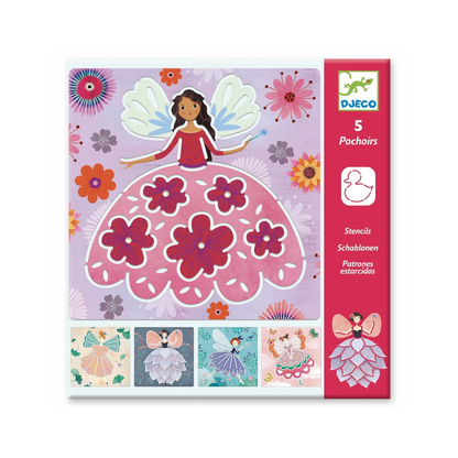 Djeco DJ08821 Stencils, Fairies