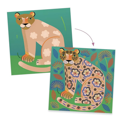Djeco DJ08966 Stamps Patterns & Animals