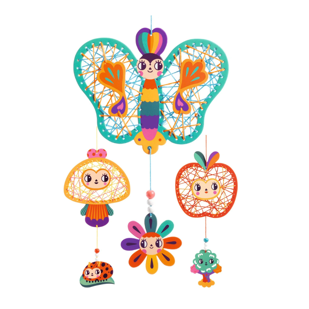 Djeco DJ09436 Artistic String Art Color - Garden