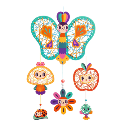 Djeco DJ09436 Artistic String Art Color - Garden