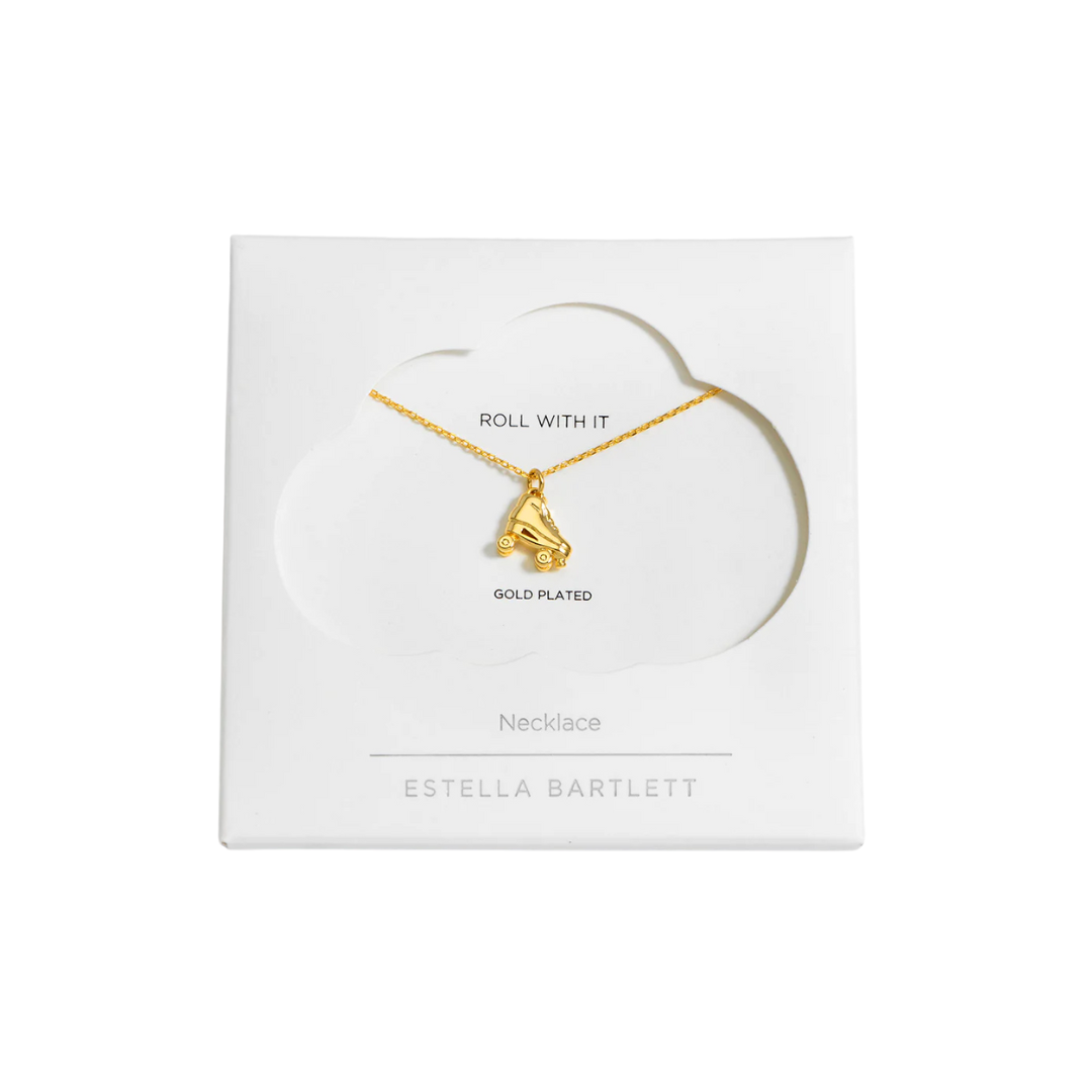 Estella Bartlett Roll With It Gold Plated Necklace