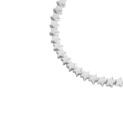 Estella Bartlett Stars So Bright Chain Slider Silver Plated Bracelet