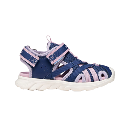 GEOX Airadyum Sandal J55F1A — Navy/Lilac