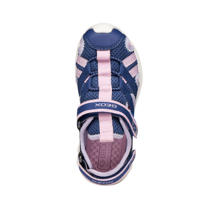 GEOX Airadyum Sandal J55F1A — Navy/Lilac