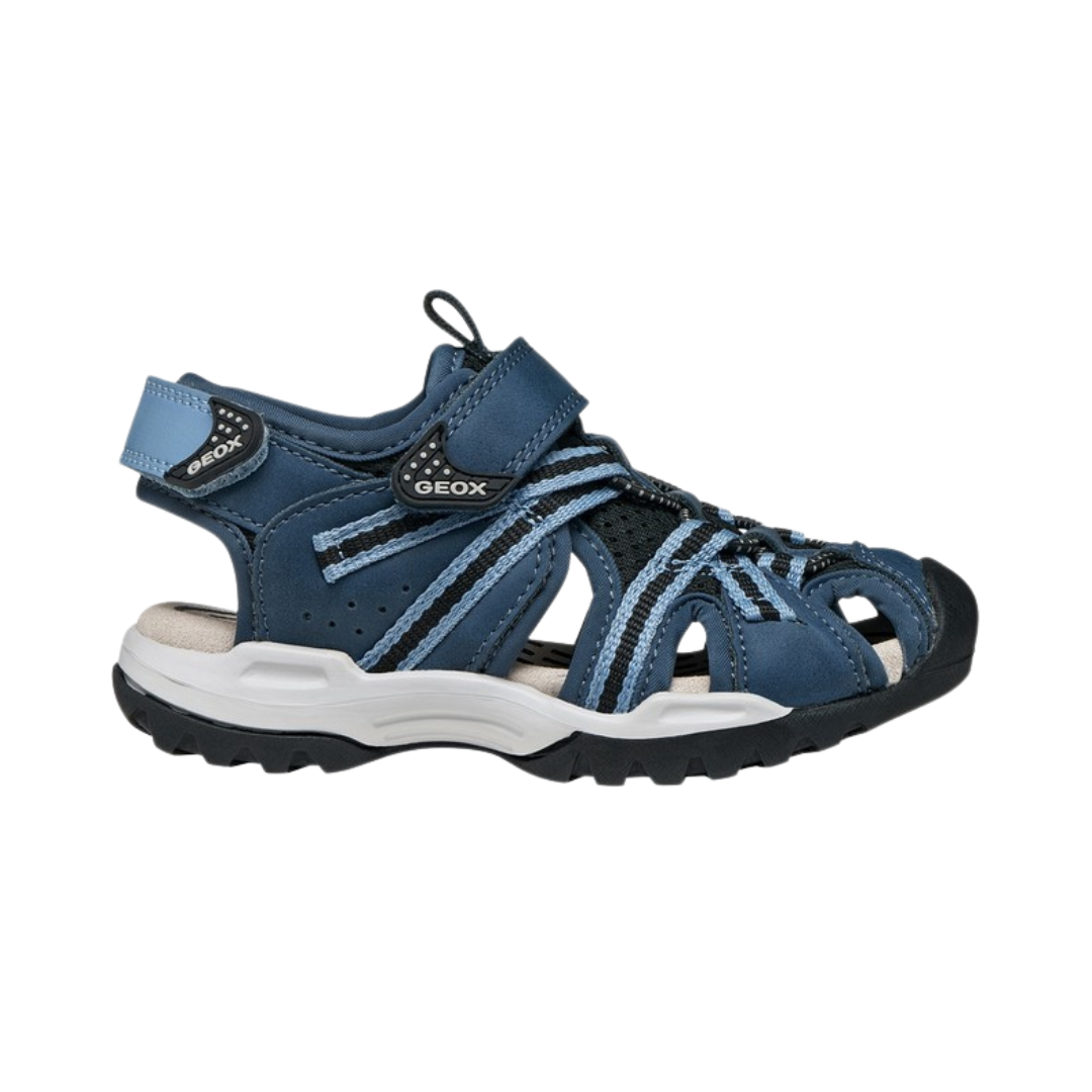 GEOX Borealis Sandal J450RB — Denim/Black