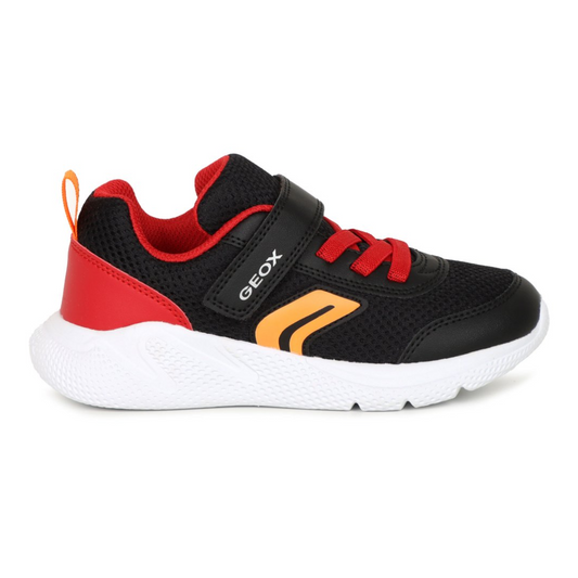 GEOX Sprintye Trainer J36GBA — Black/Red