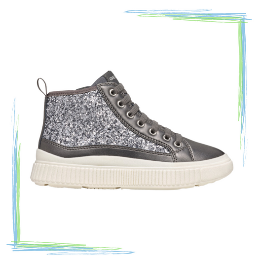 Geox J46M3D 0EWNF J Laquinny D Hi-top 34-39