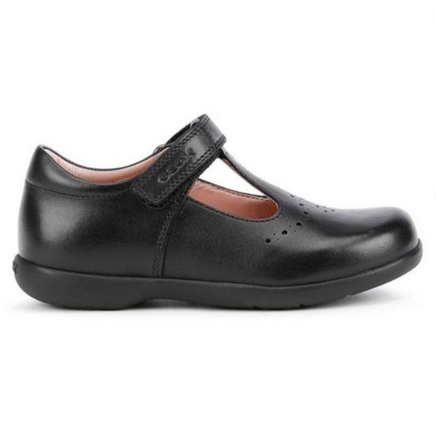 GEOX Naimara School Shoe J16FHB — Black