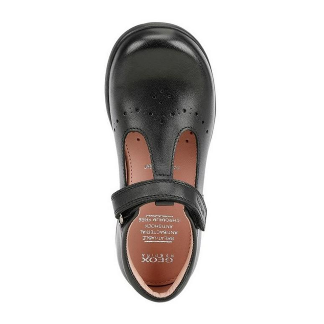 GEOX Naimara School Shoe J16FHB — Black