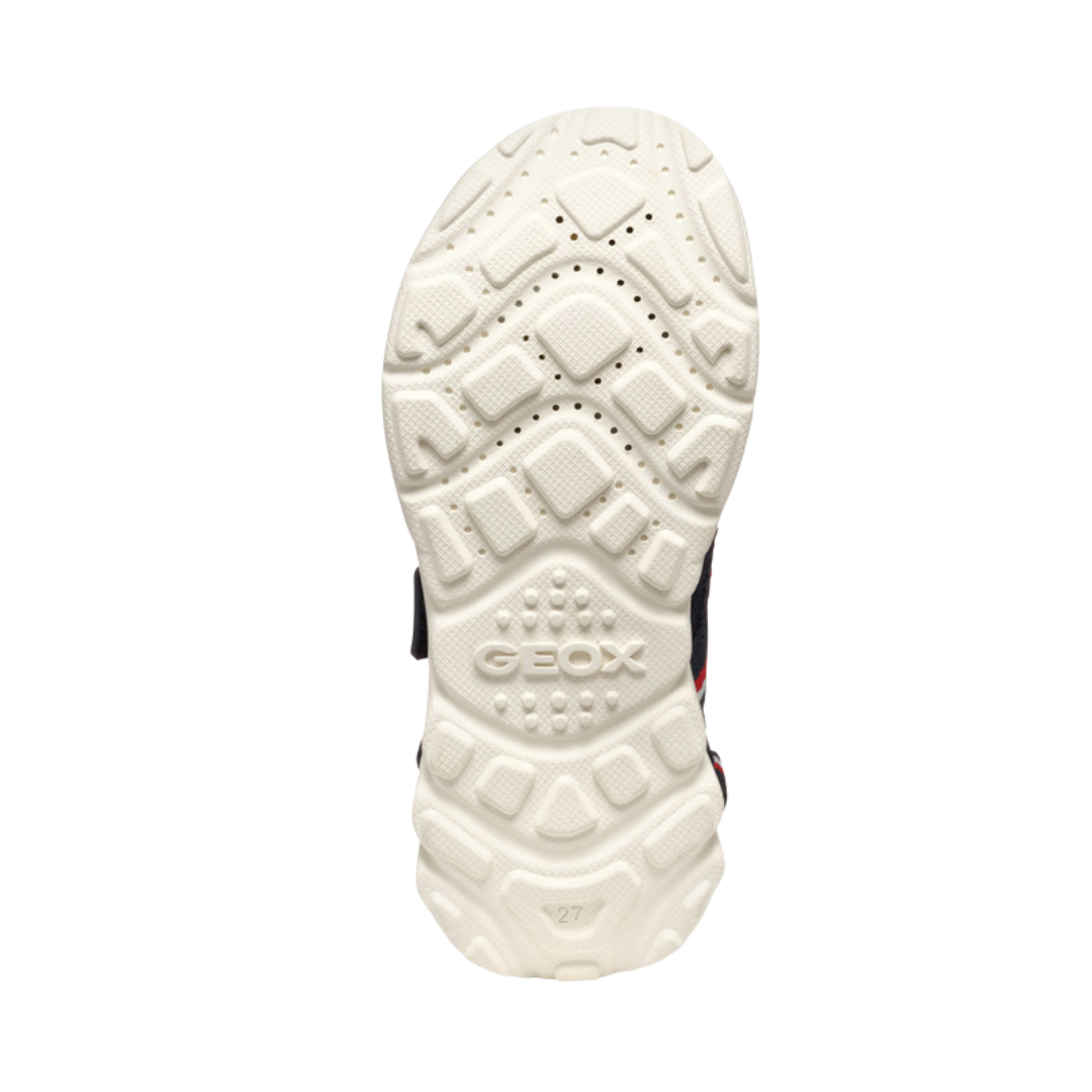 GEOX Airadyum Sandal J55F1C — Navy/Red