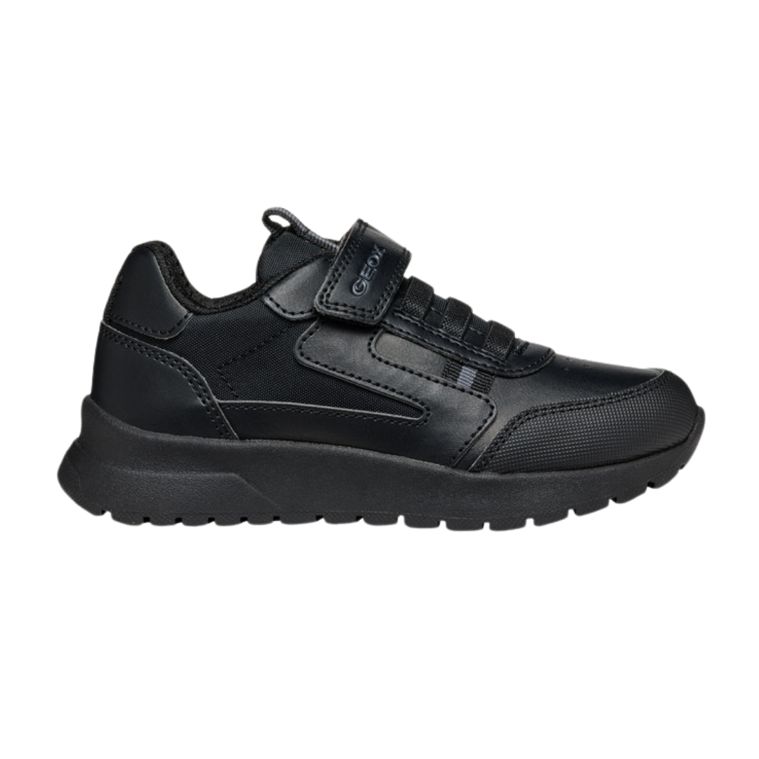 Geox J36GMA J Briezee Black  School Trainers EU33-39