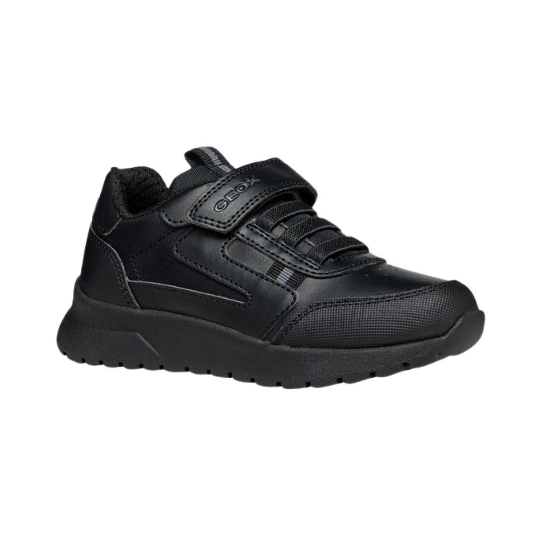 Geox J36GMA J Briezee Black  School Trainers EU33-39