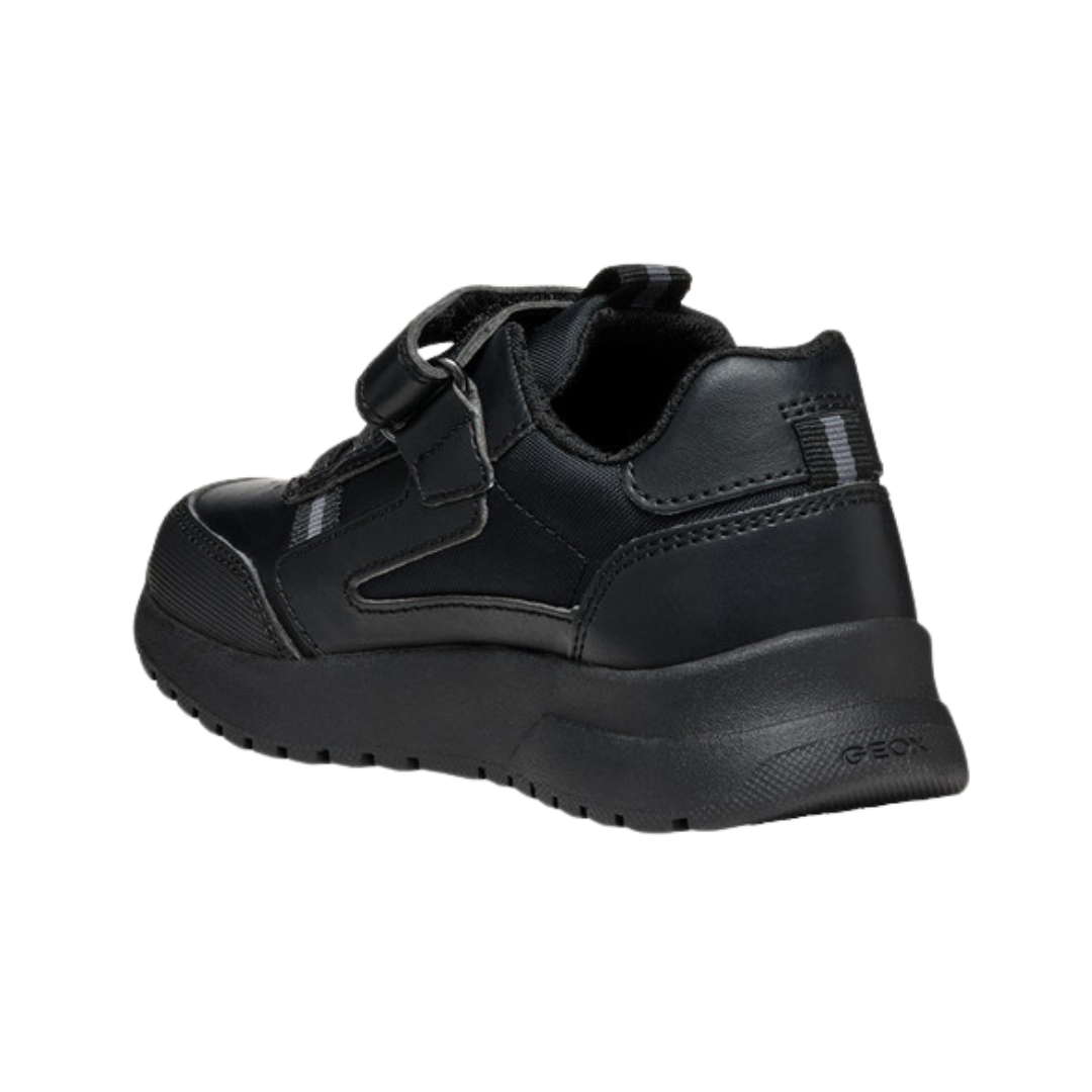 Geox J36GMA J Briezee Black  School Trainers EU33-39