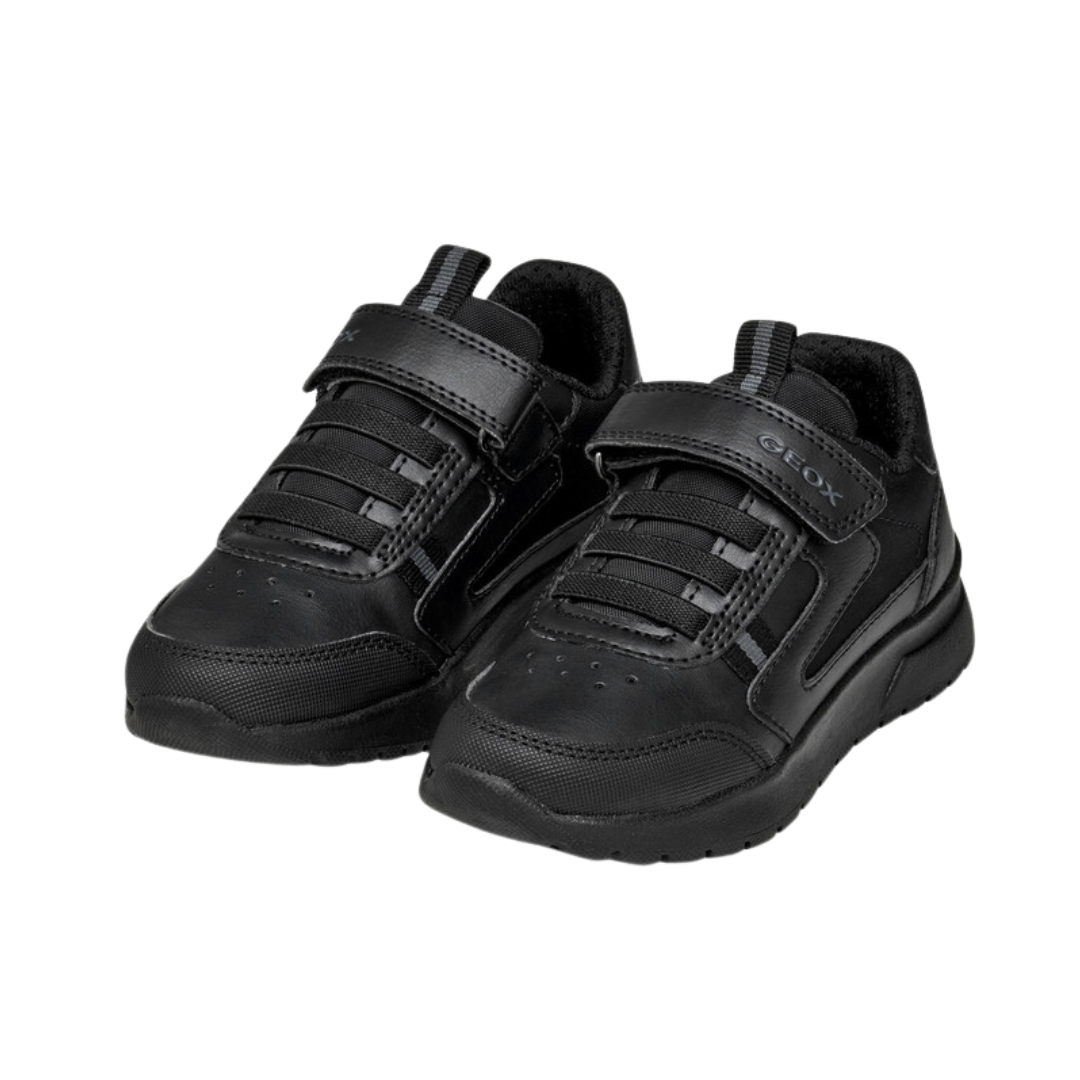 Geox J36GMA J Briezee Black  School Trainers EU33-39
