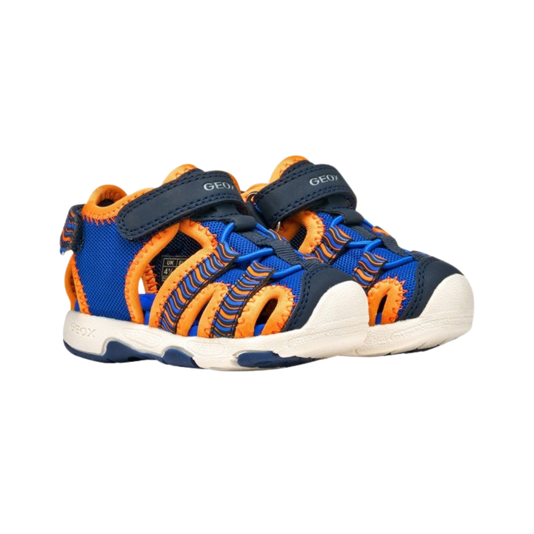 GEOX Multy Sandal B650FA — Royal/Orange