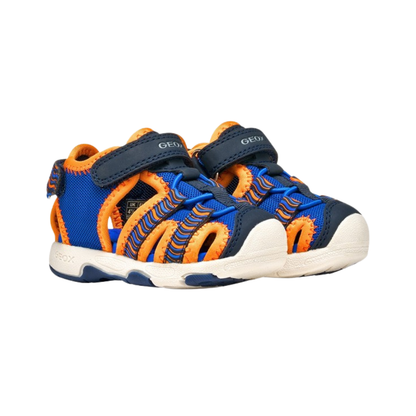 GEOX Multy Sandal B650FA — Royal/Orange