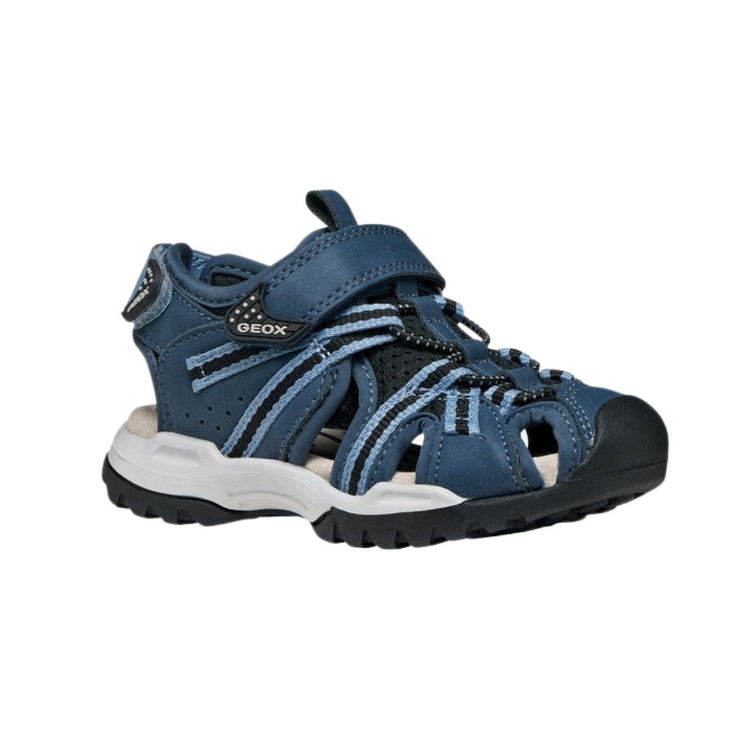 GEOX Borealis Sandal J450RB — Denim/Black