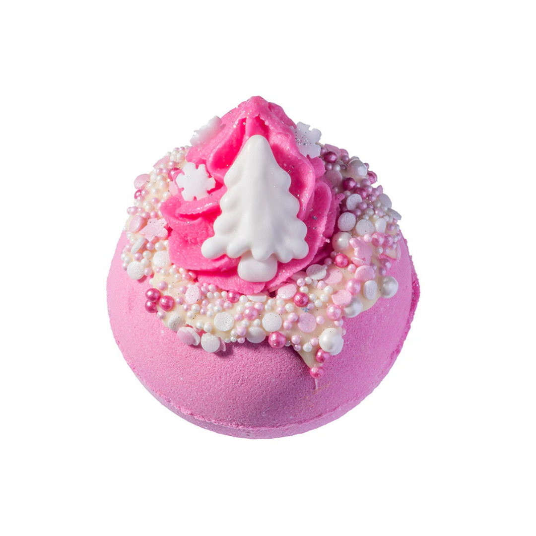Get Fresh Cosmetics Pink Christmas Bath Bomb