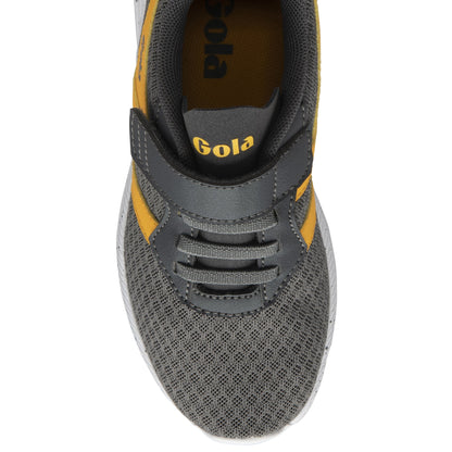 Gola Scorpion Trainer  GKA008 — Charcoal/Sun