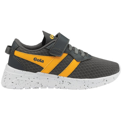 Gola Scorpion Trainer  GKA008 — Charcoal/Sun