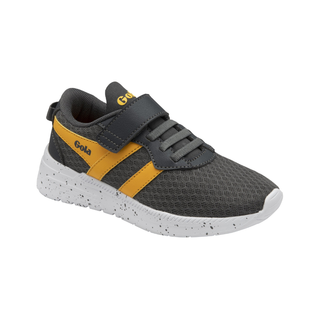 Gola Scorpion Trainer  GKA008 — Charcoal/Sun