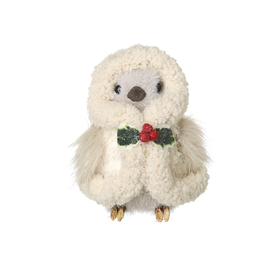 Heaven Sends Bird In Fluffy Beige Coat