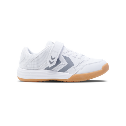 Hummel Multiplay Stable VC Jr Trainer 224854 — White/Grey