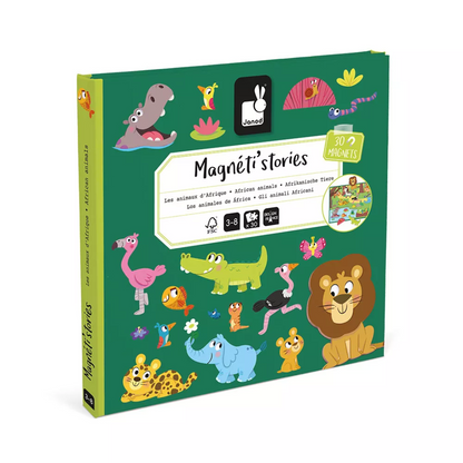 Janod J05456 Magneti Stories - African Animals