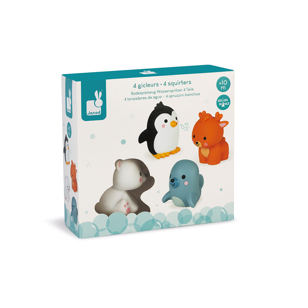 Janod J04704 4 Squirters Polar Animals